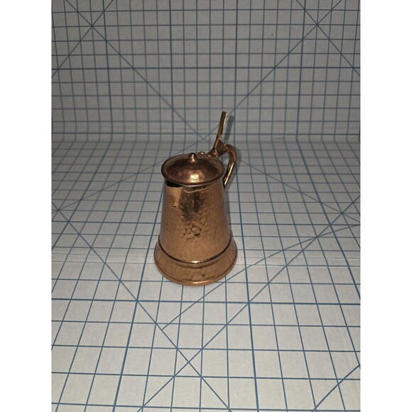 Hammered Copper Mug, Albanian Collectible #254, Vintage, Late 1980s - Picture 12 of 12